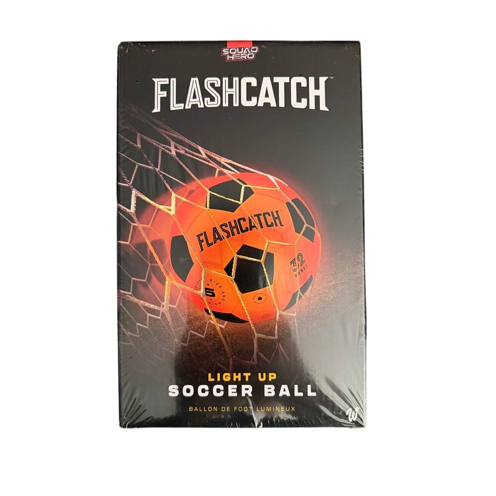 Squad Hero FlashCatch LED Light Up Soccer Ball - New, Unopened!!
